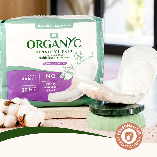 Organic Cotton Incontinence Moderate Pads