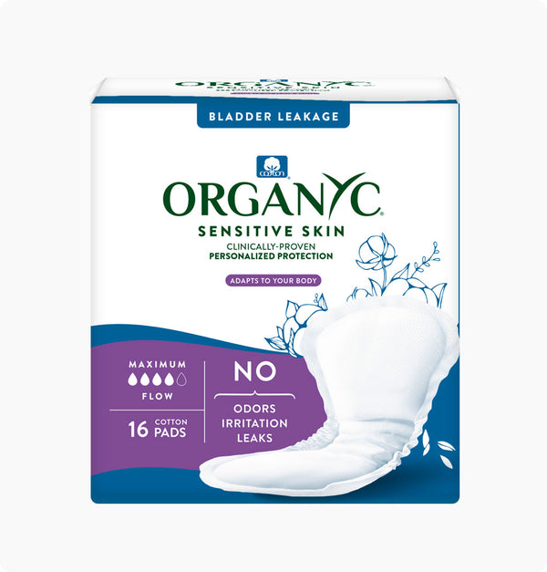 Organic Cotton Incontinence Maximum Pads