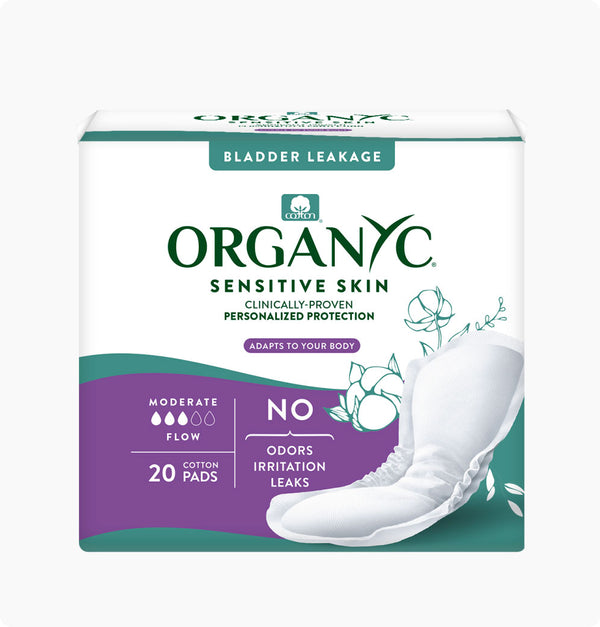 Organic Cotton Incontinence Moderate Pads