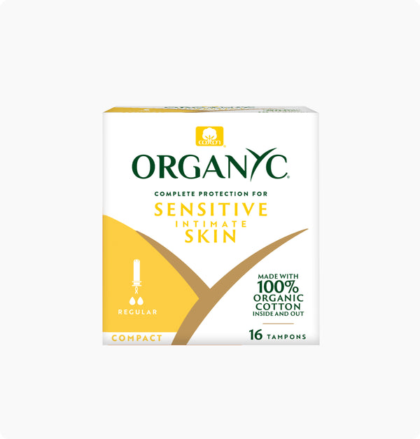 Organic Cotton Regular Compact Tampons