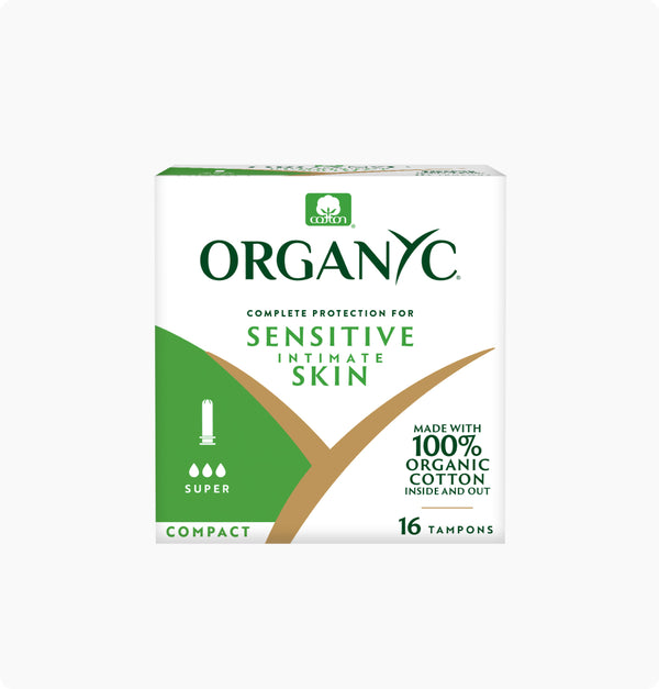 Organic Cotton Super Compact Tampons