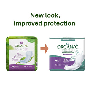 Organic Cotton Incontinence Moderate Pads