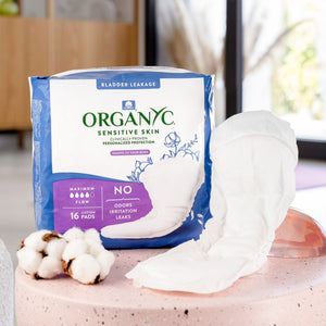 Organic Cotton Incontinence Maximum Pads