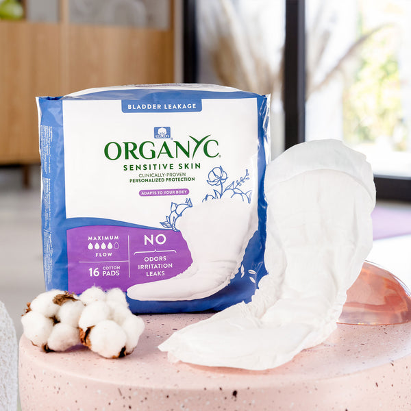 Organic Cotton Incontinence Maximum Pads